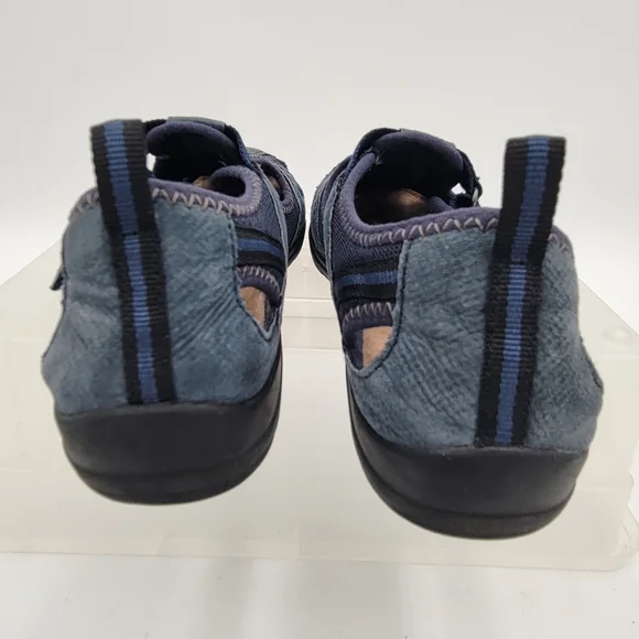 Earth Origins Navy Marine Blue Womans Suede/Leather Uppers Sandal Size 6M - Picture 8 of 9